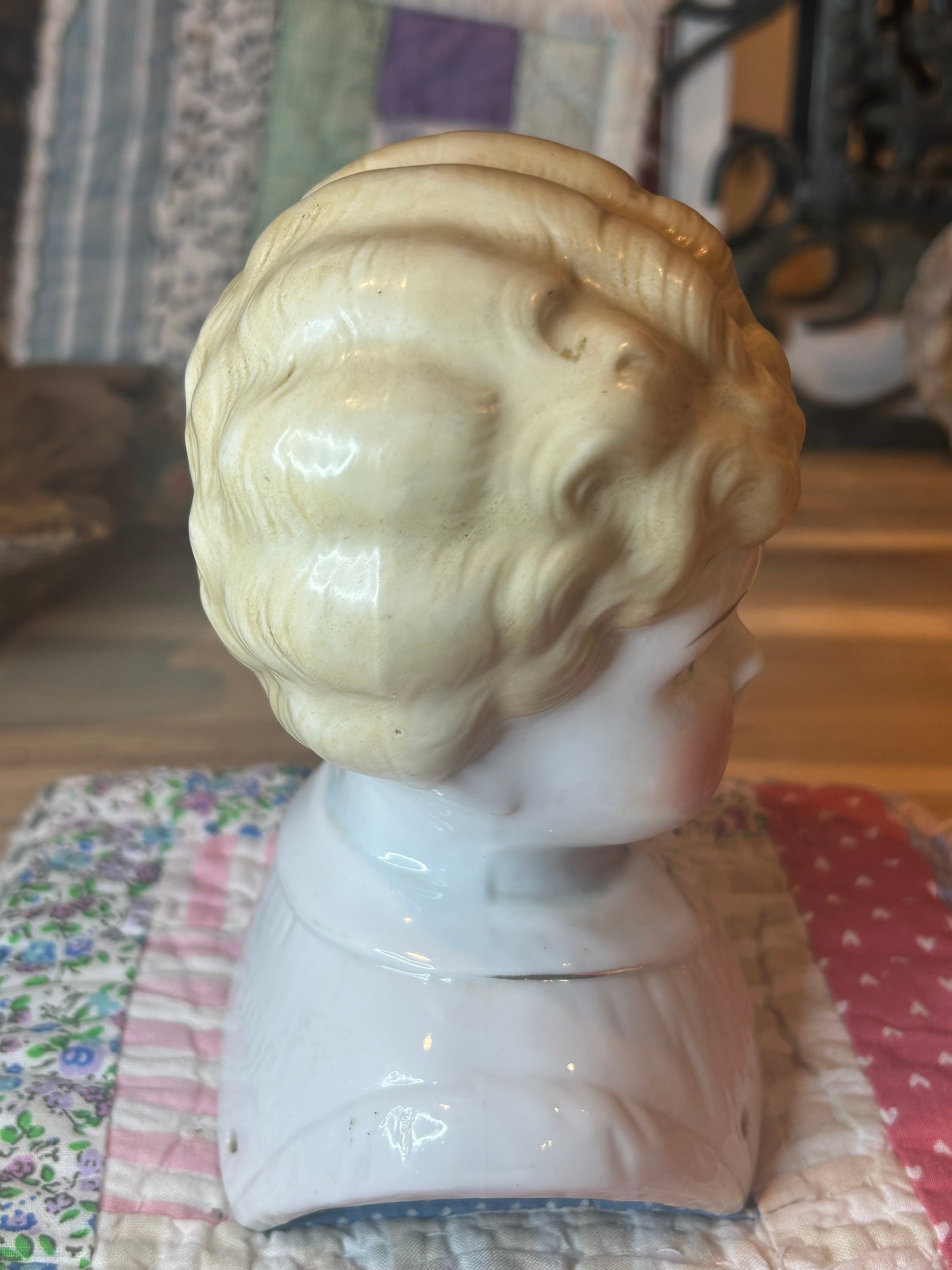 Antique Marion China Doll Head