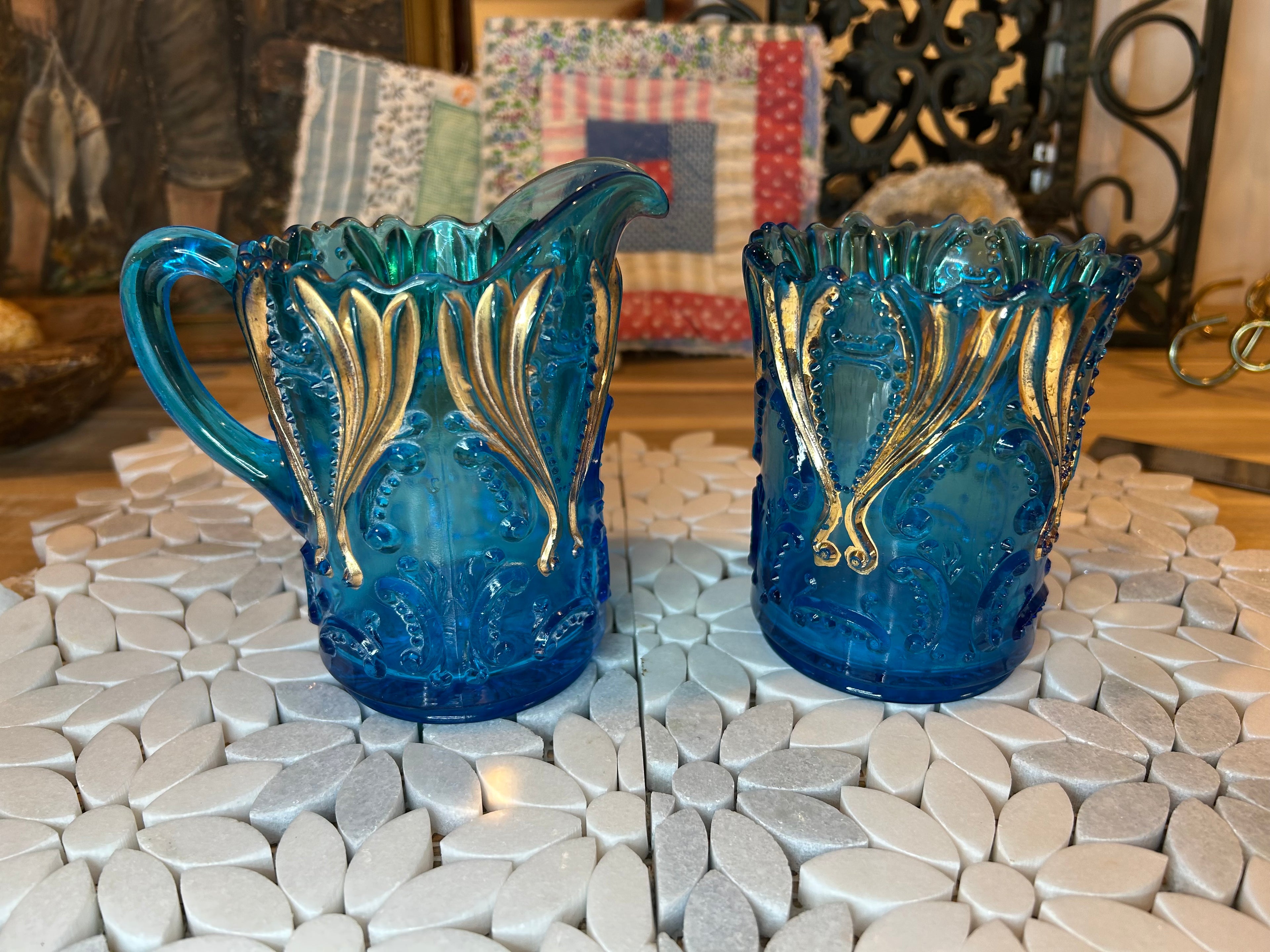 Jeﬀerson Idyll EAPG Set-Antique