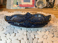 Vintage Cobalt Cut Dish-European