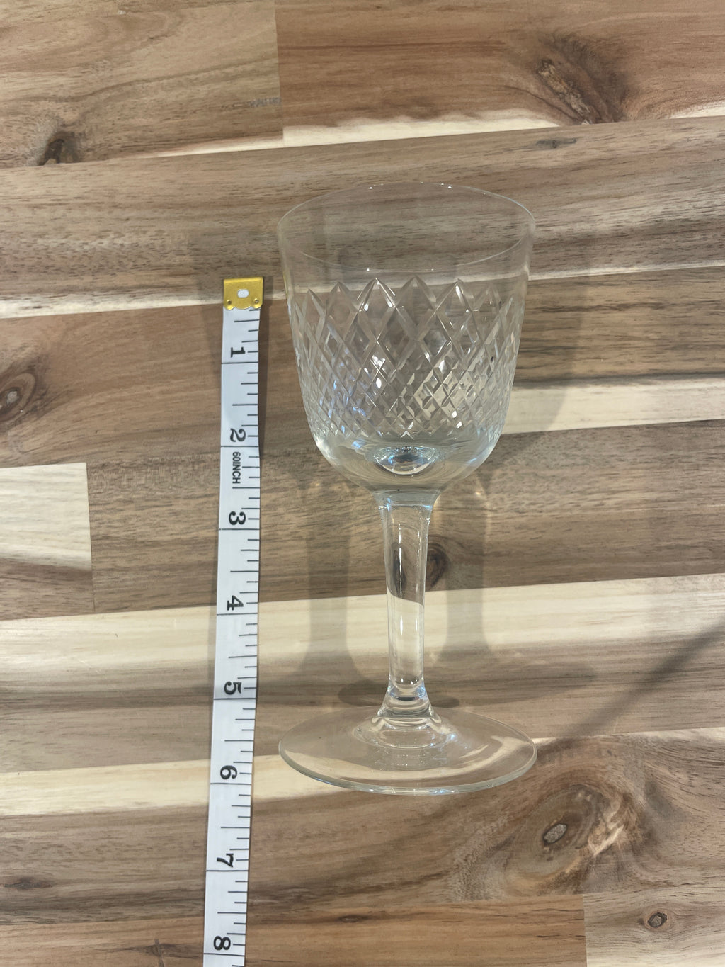 Set of 5 Vintage Crystal Glass Set