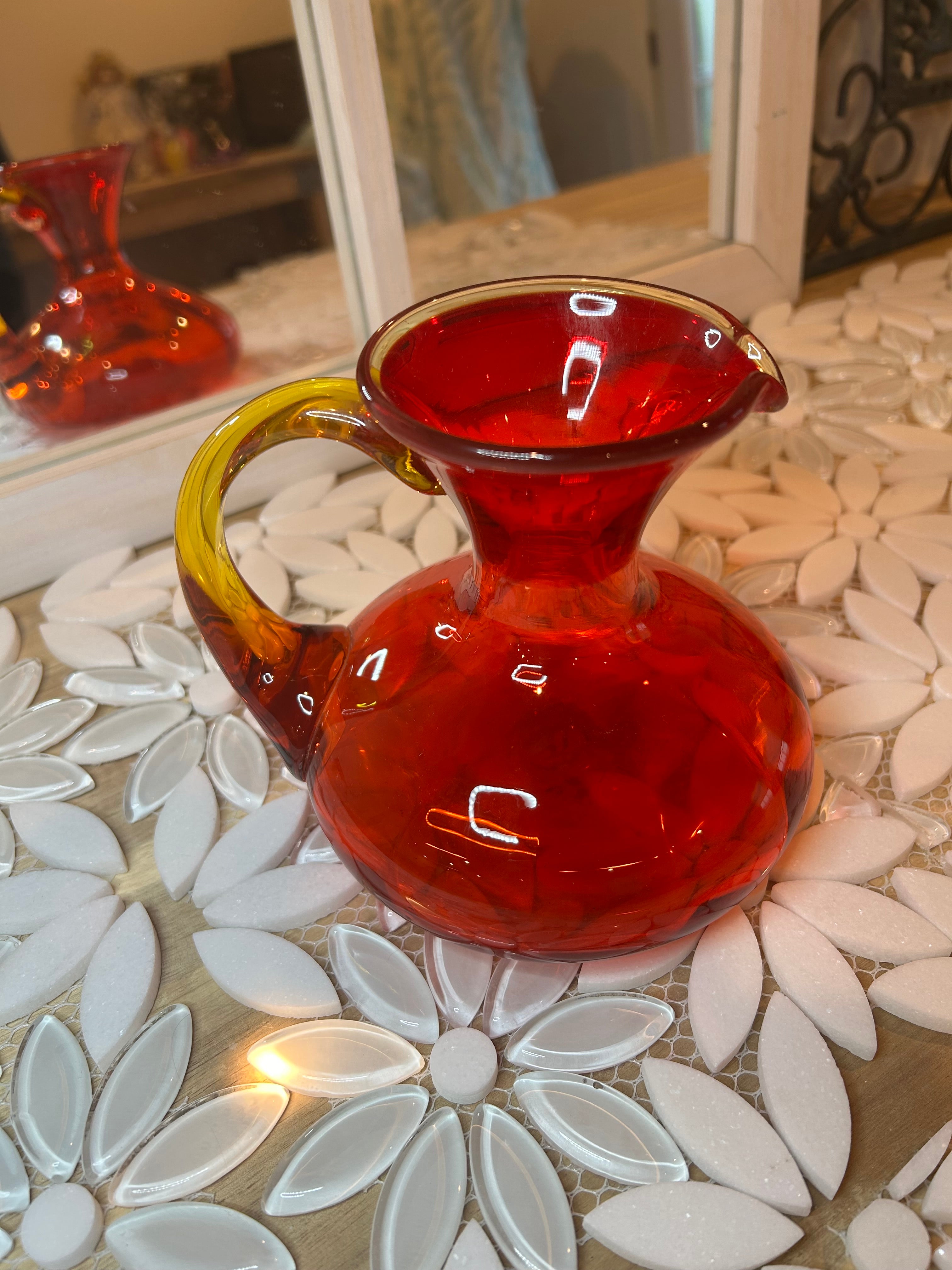 Amberina Pitcher - Rainbow