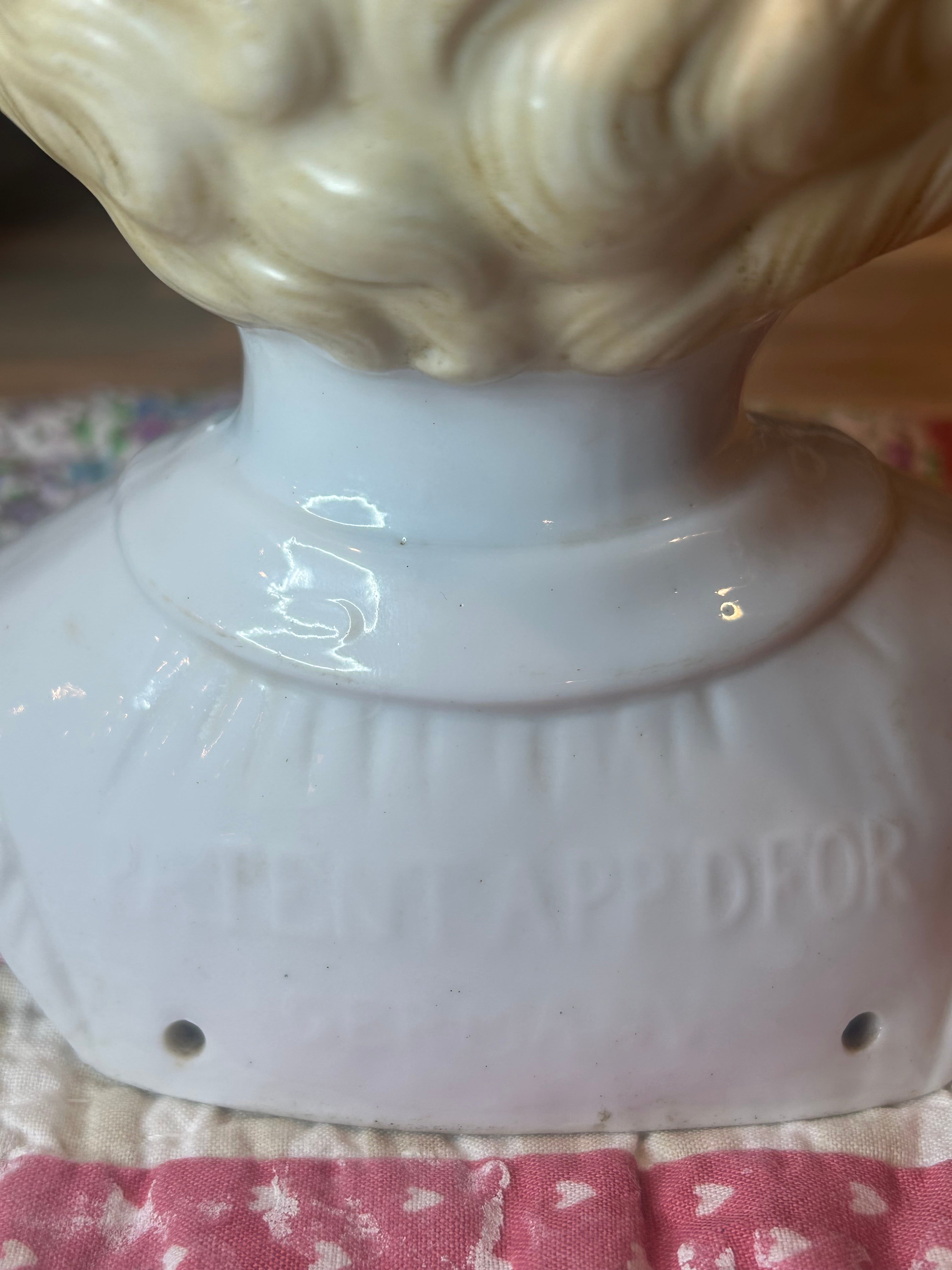 Antique Marion China Doll Head
