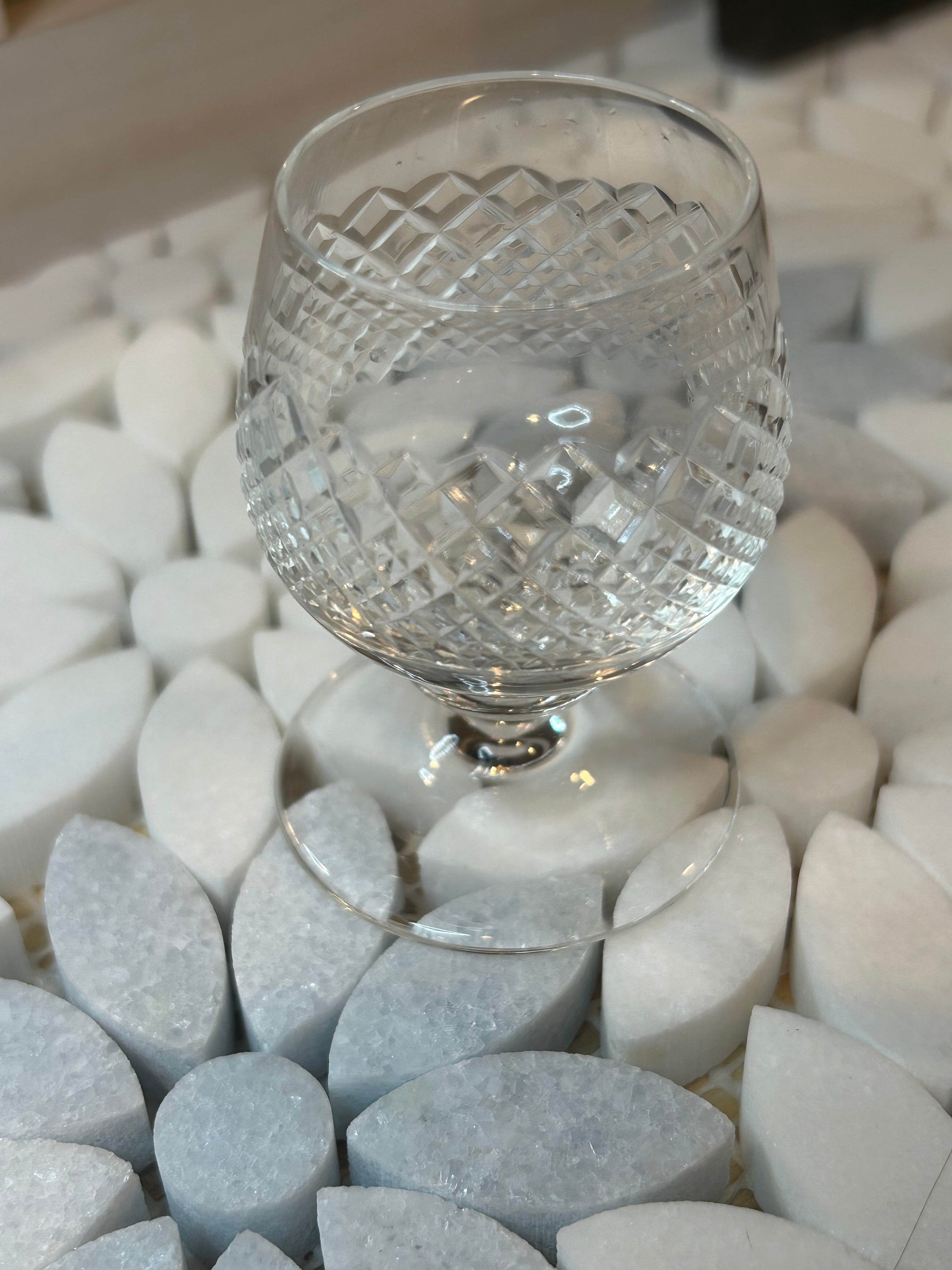 Set of 3 Vintage Crystal Shot Glasses