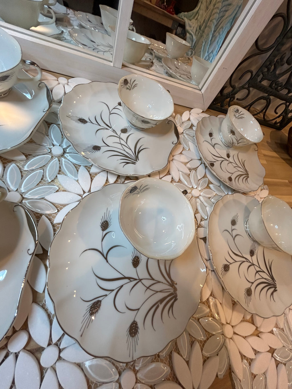 Lefton Wheat Tea Set