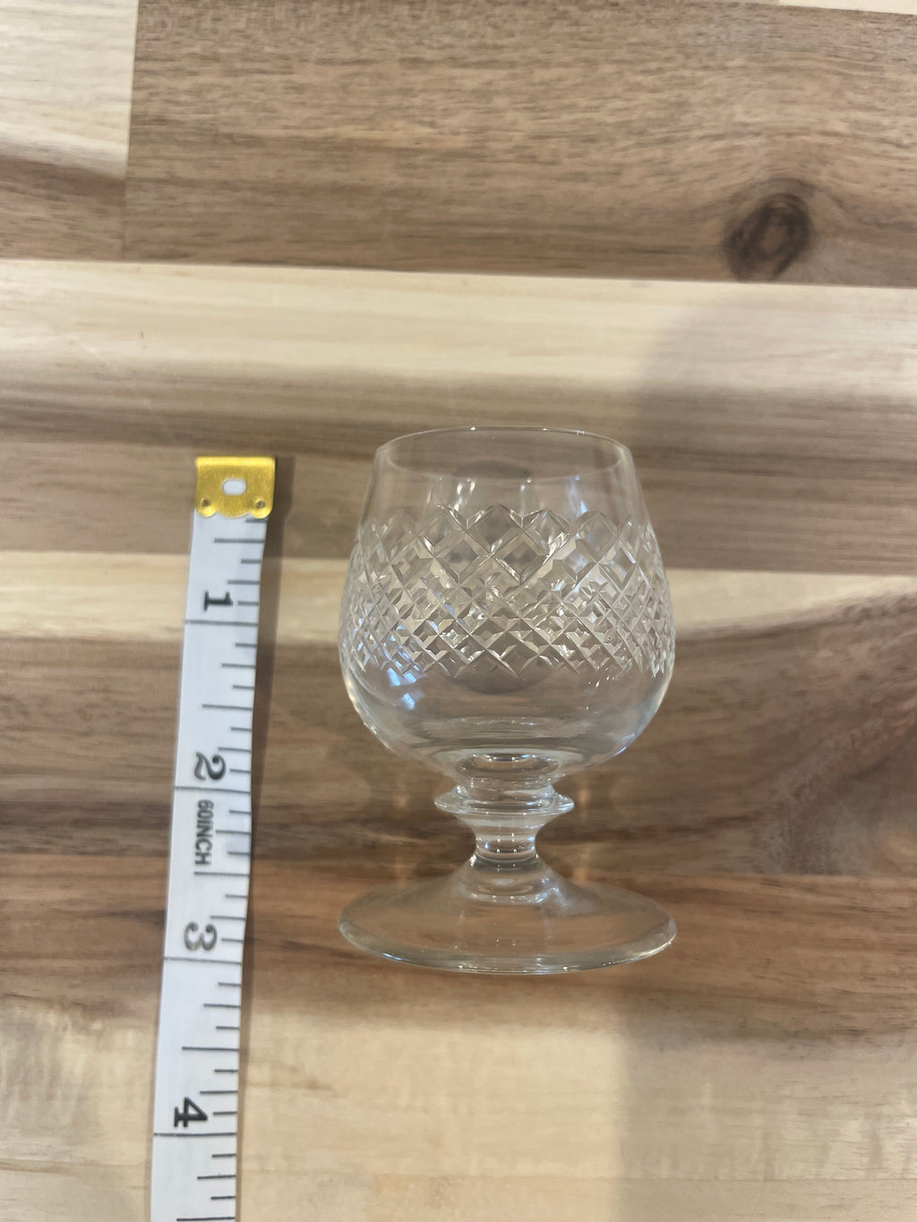 Set of 3 Vintage Crystal Shot Glasses
