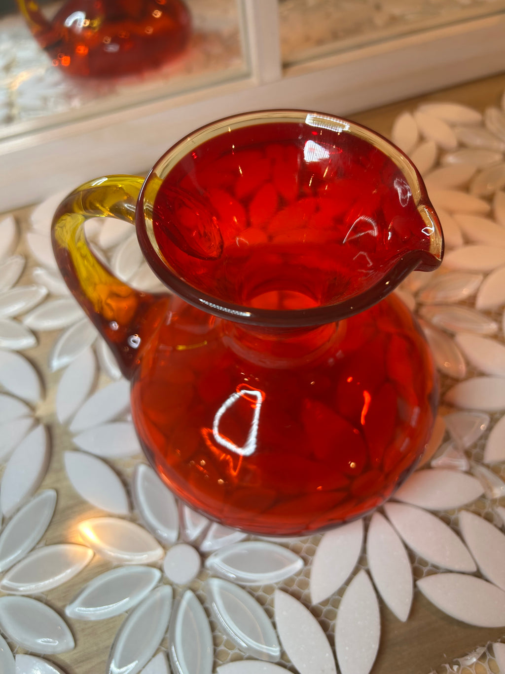 Amberina Pitcher - Rainbow