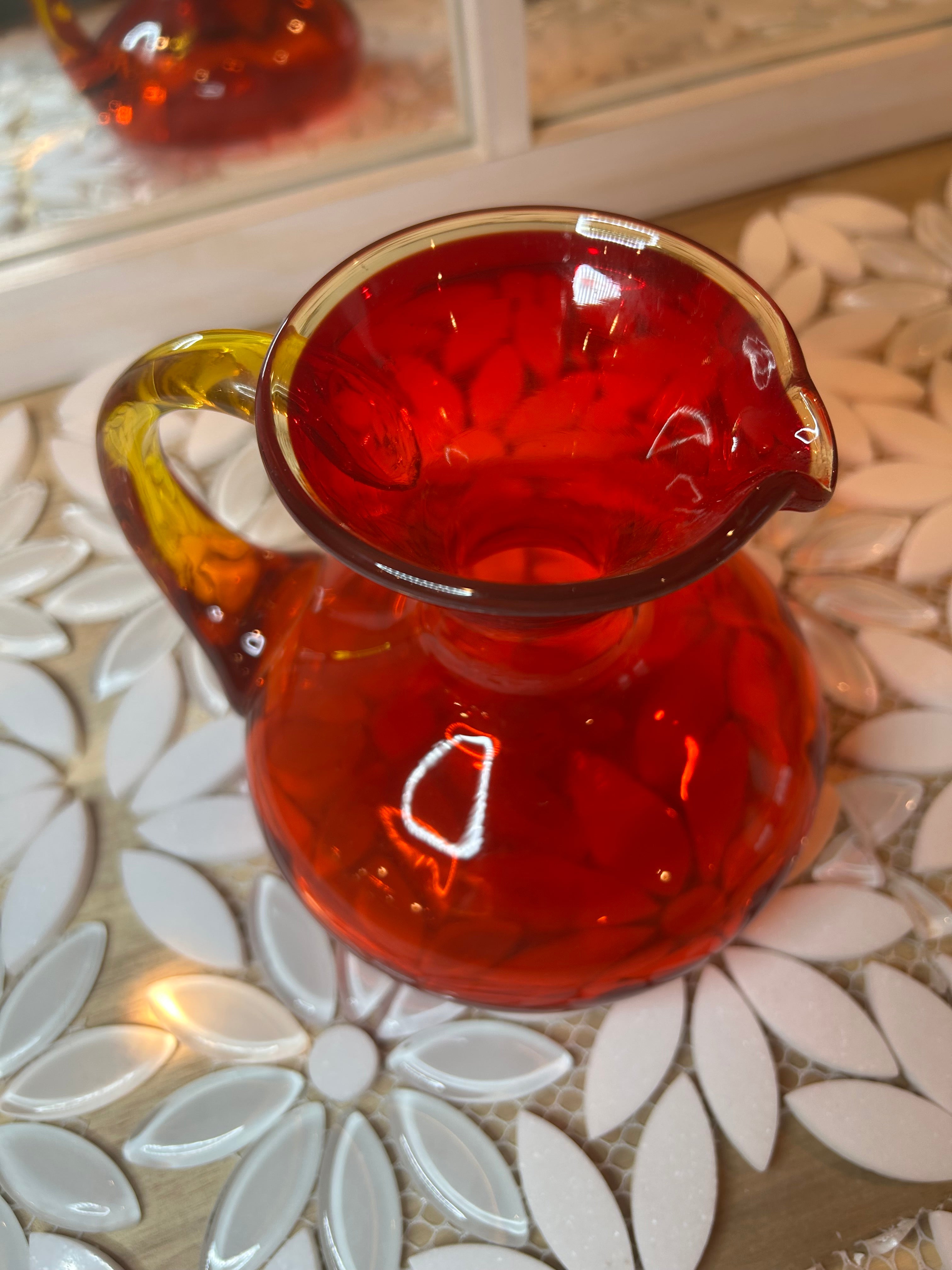 Amberina Pitcher - Rainbow