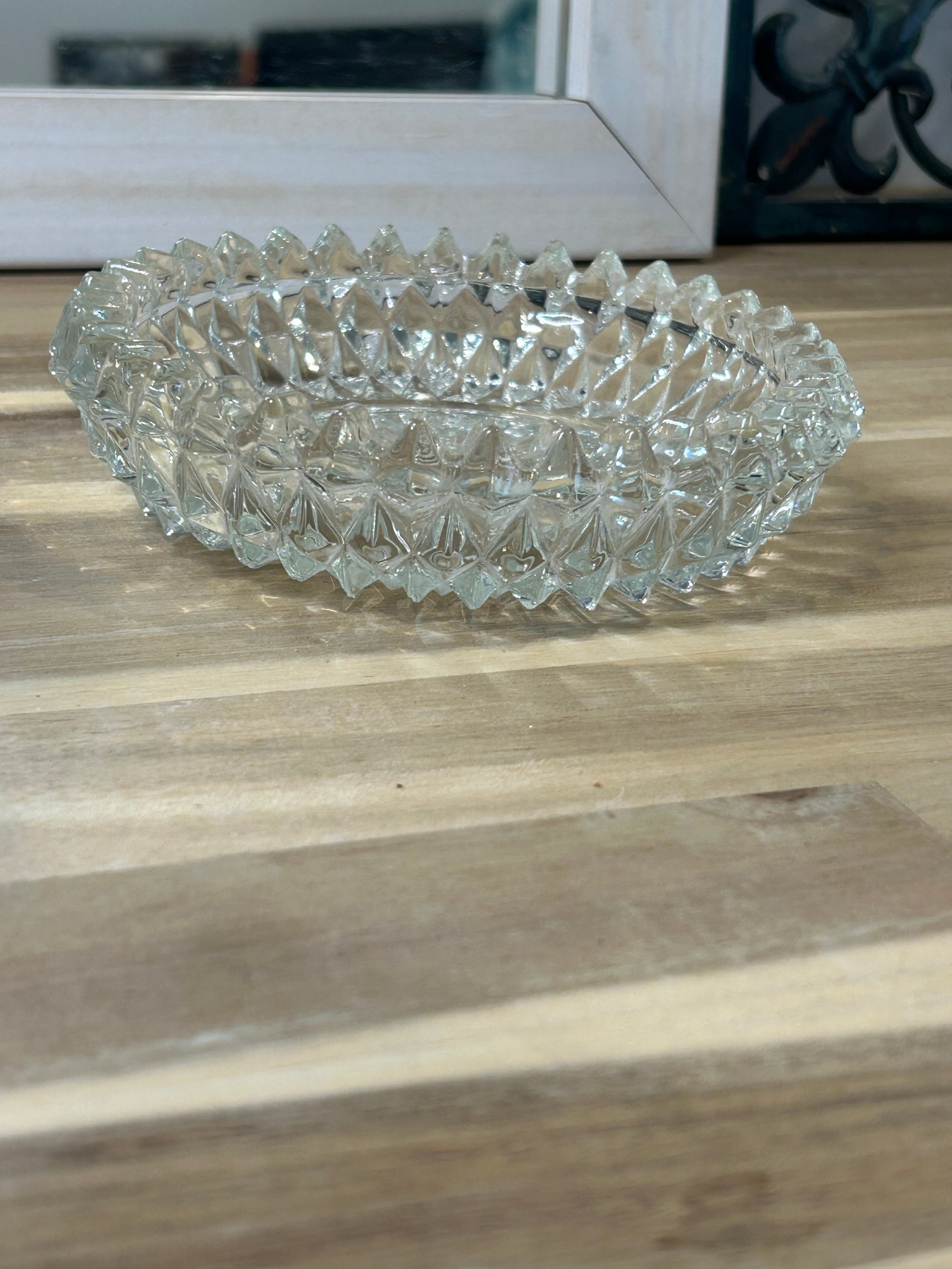 Cut Glass Bowl - Vintage