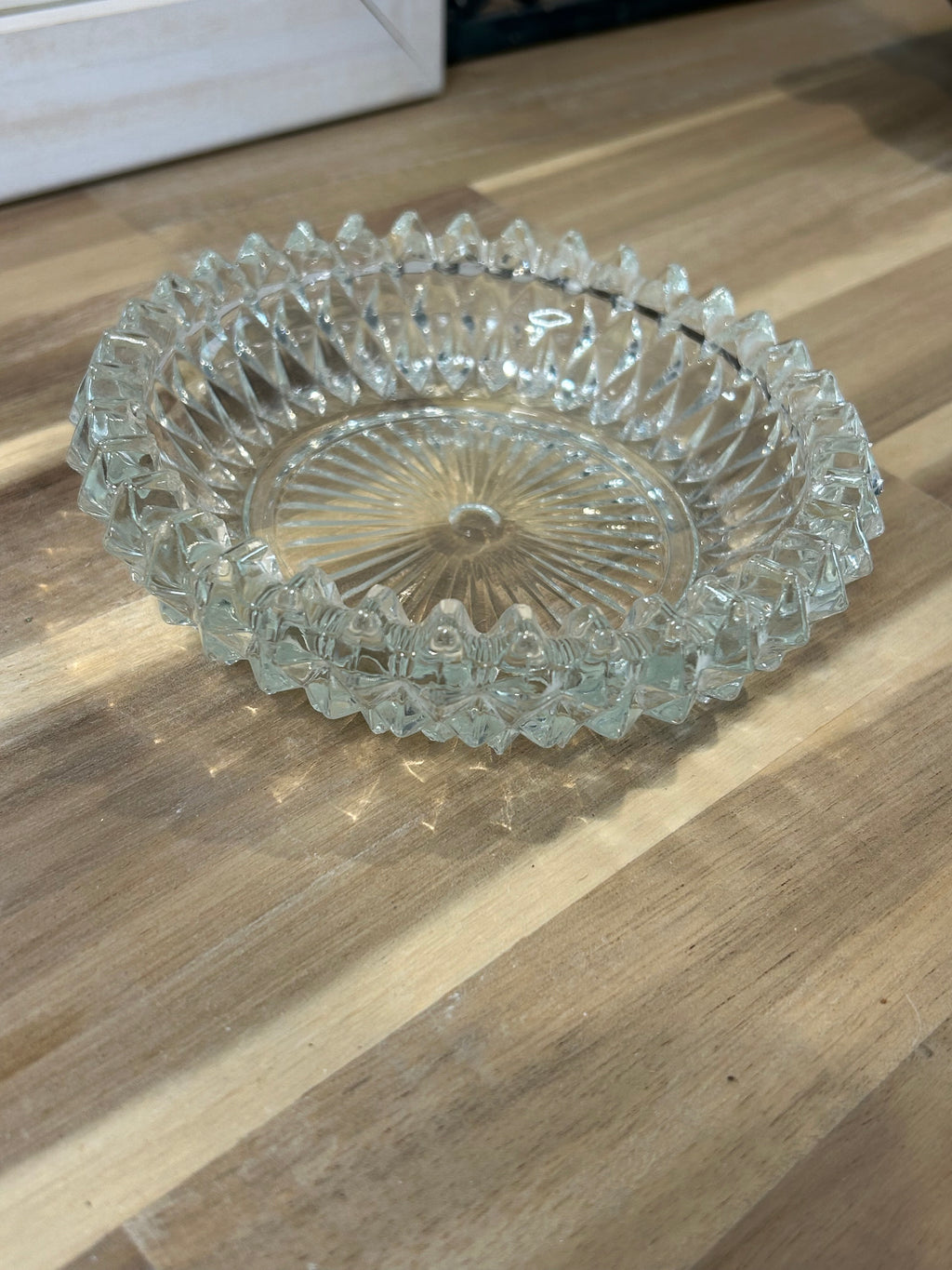 Cut Glass Bowl - Vintage
