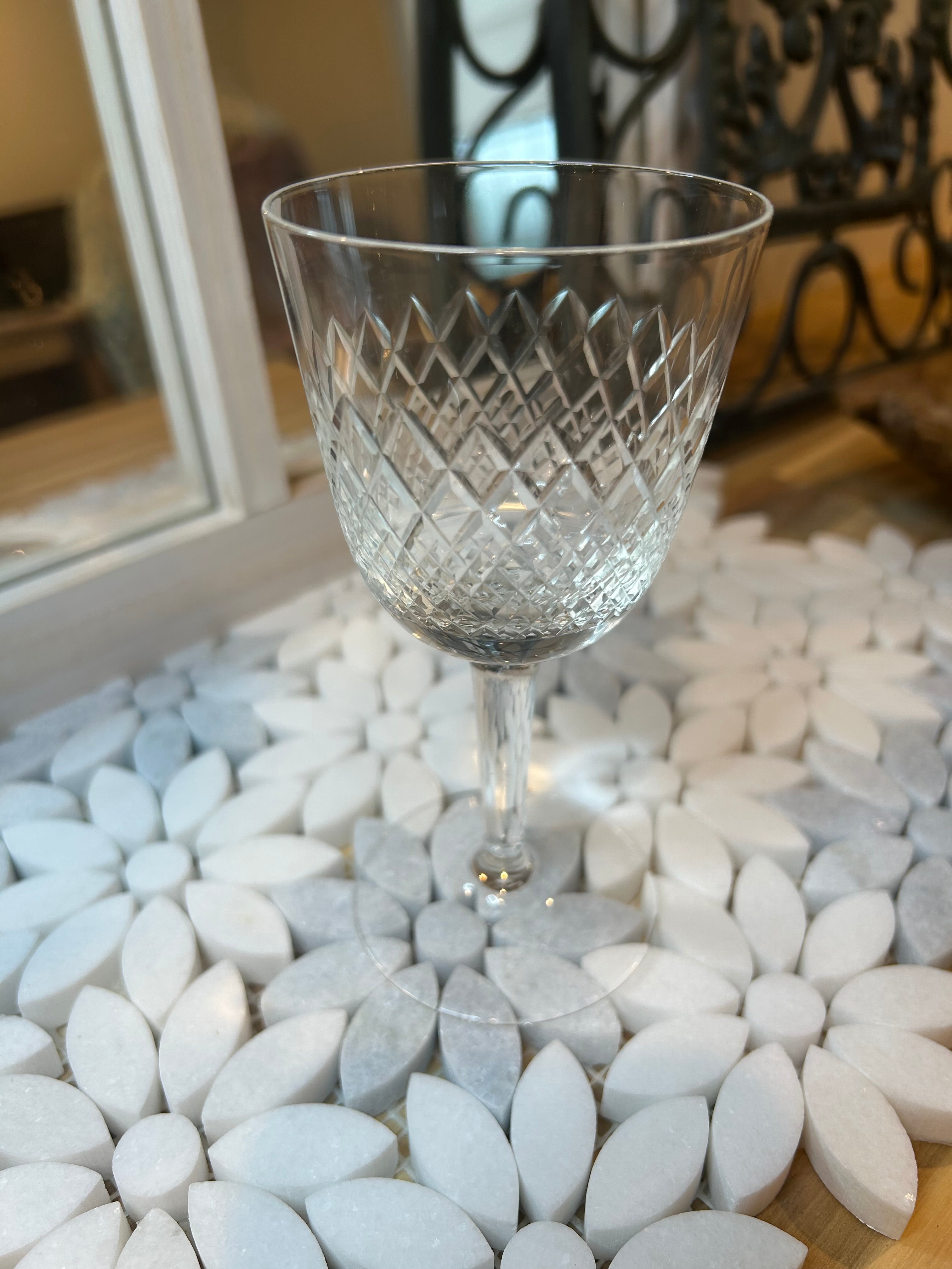 Set of 5 Vintage Crystal Glass Set