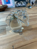 Glass Horse, Hand Blown Vintage Heavy