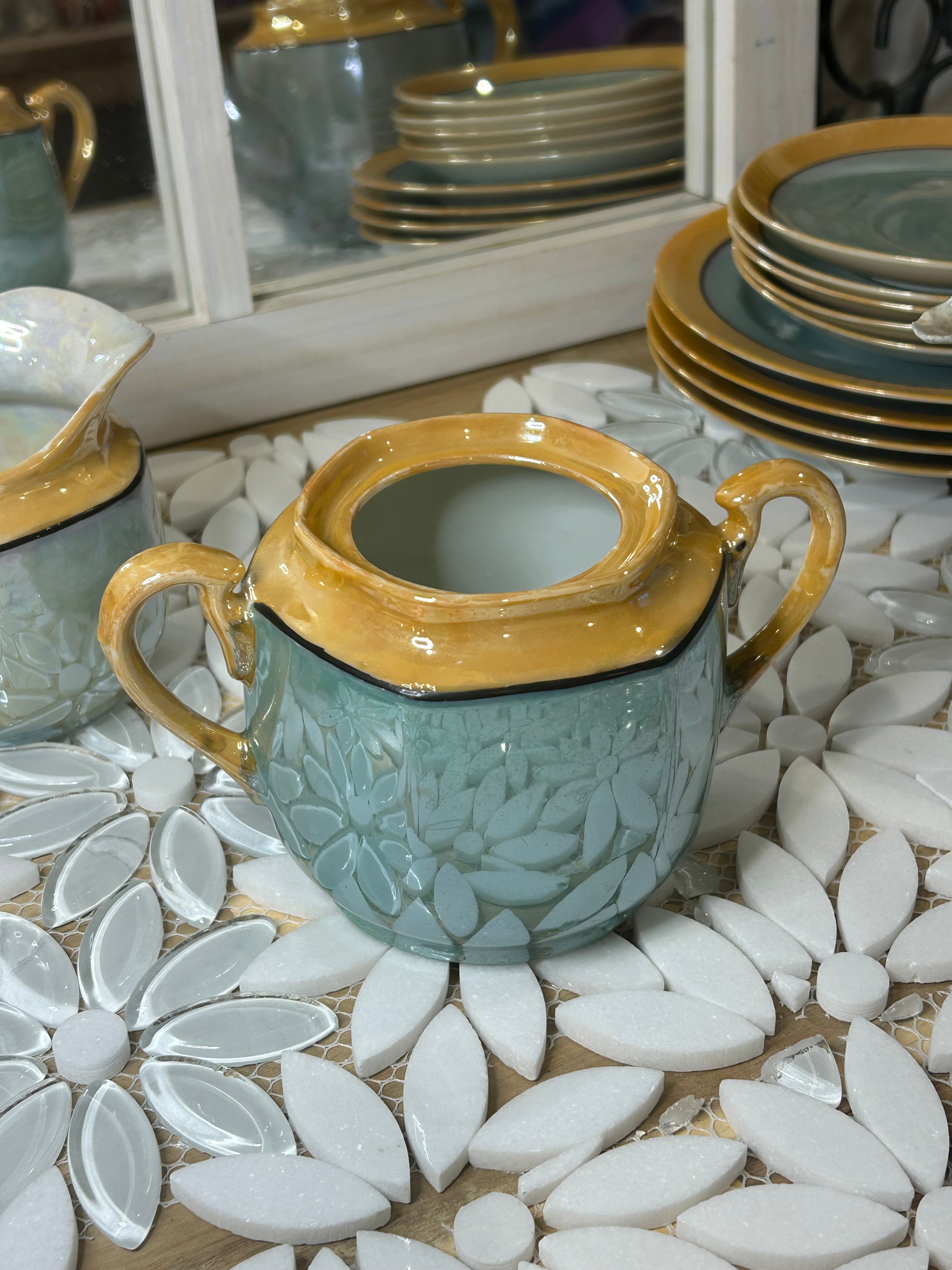 Japanese Lusterware Tea Set