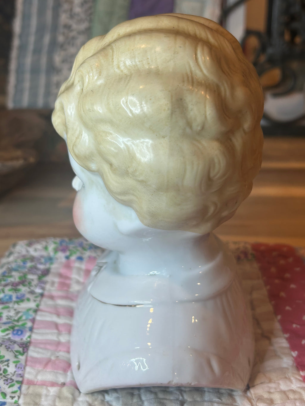 Antique Marion China Doll Head