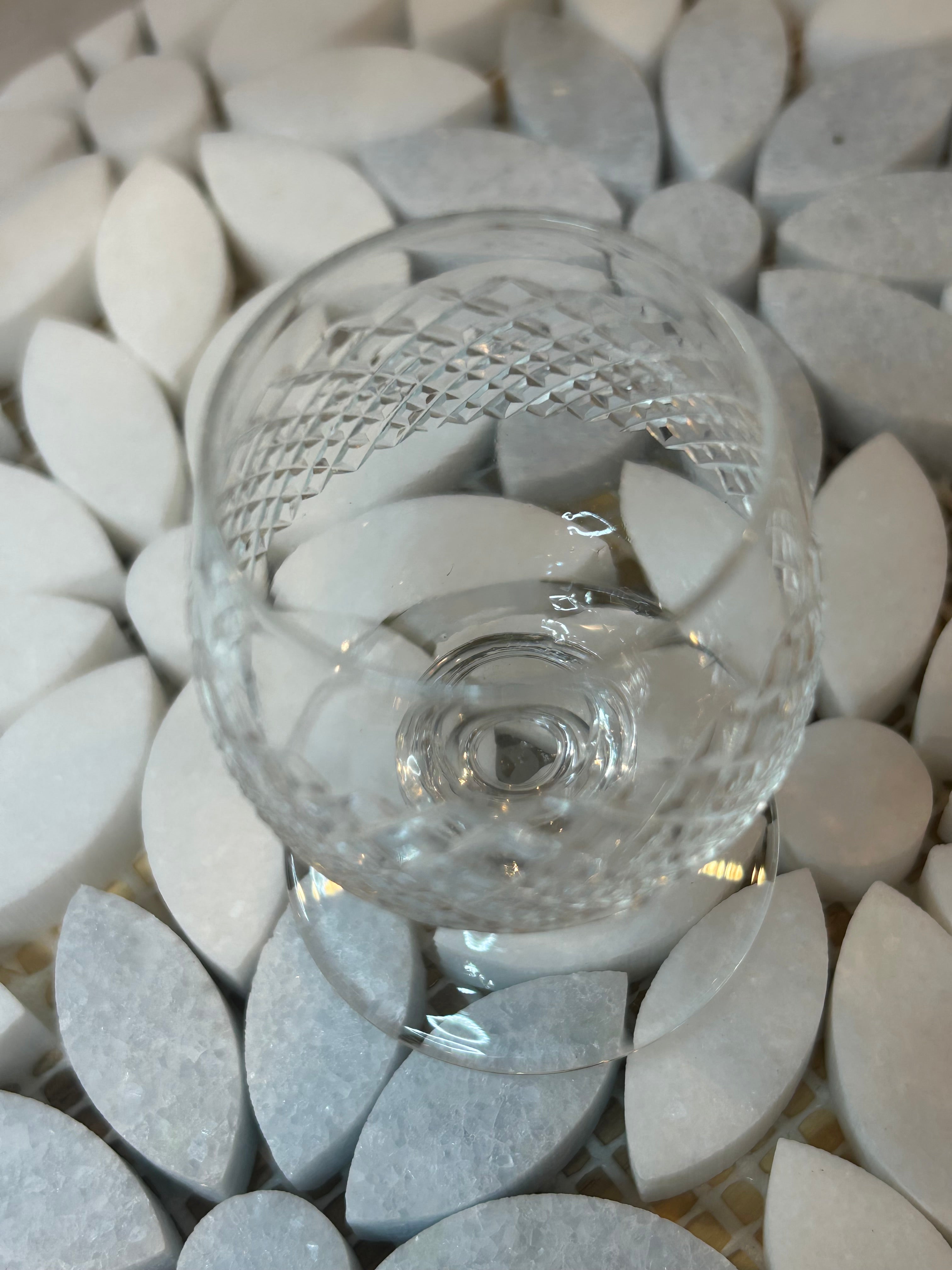 Set of 3 Vintage Crystal Shot Glasses