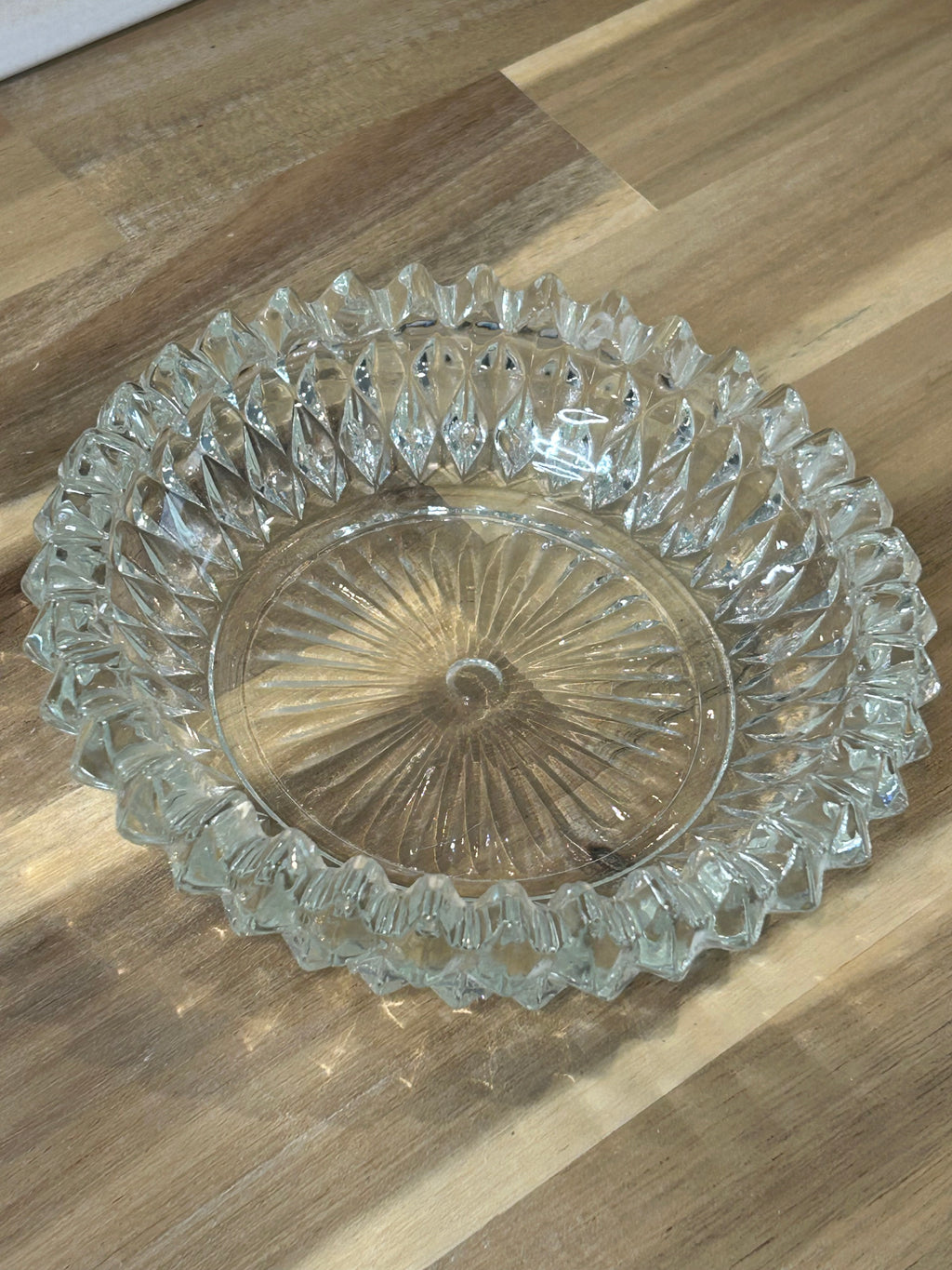 Cut Glass Bowl - Vintage