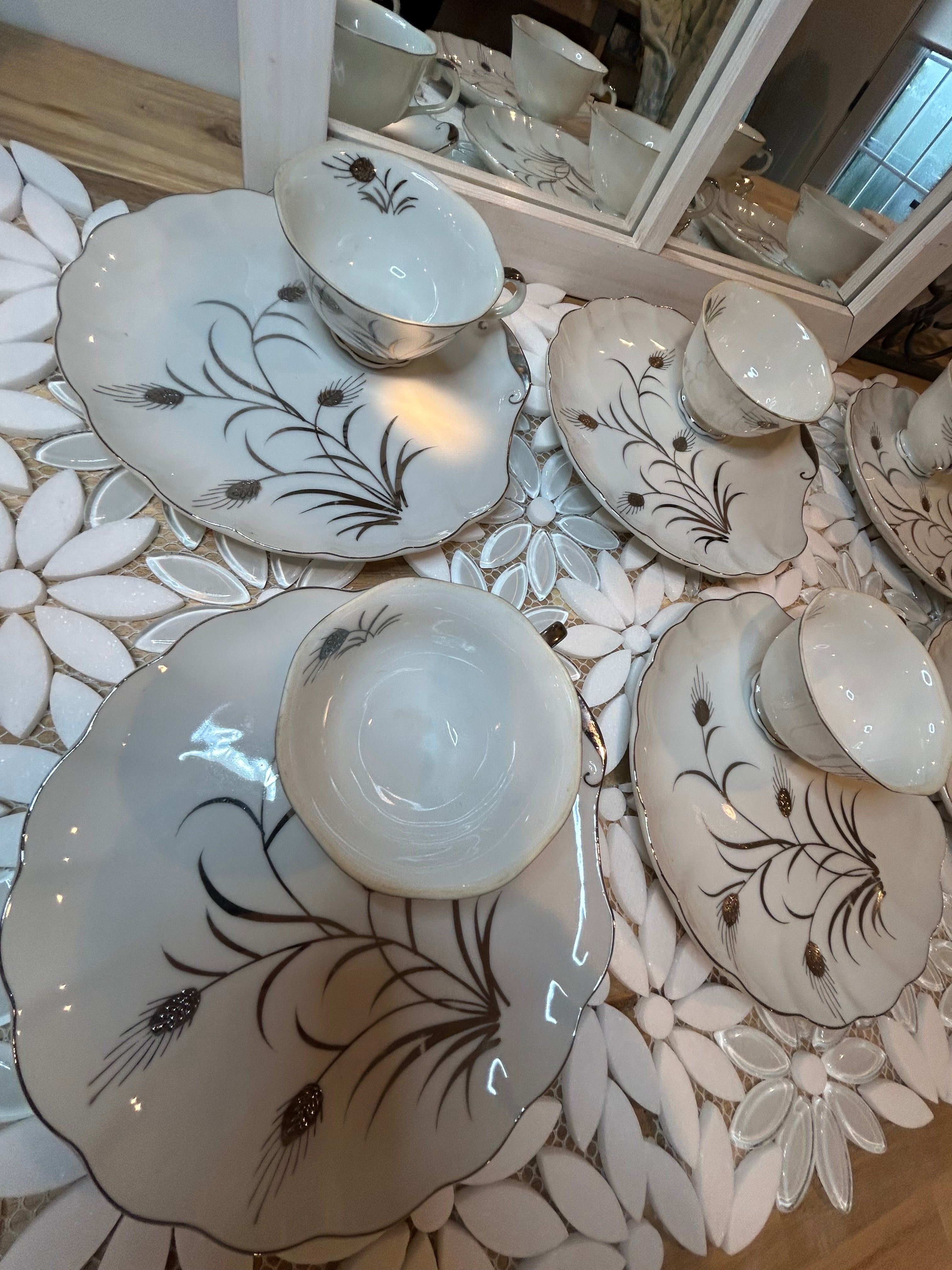 Lefton Wheat Tea Set