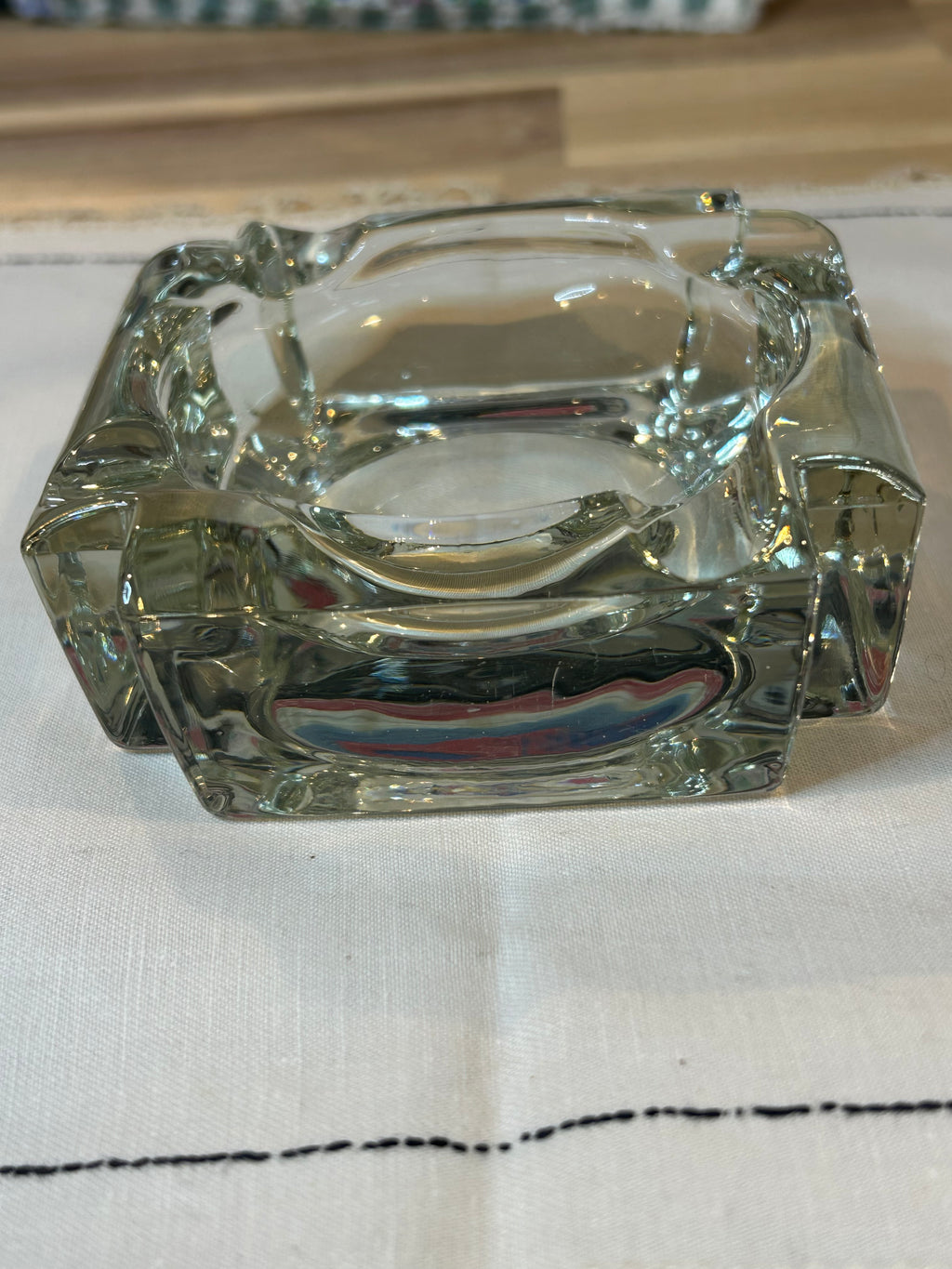 Glass Ashtray Vintage