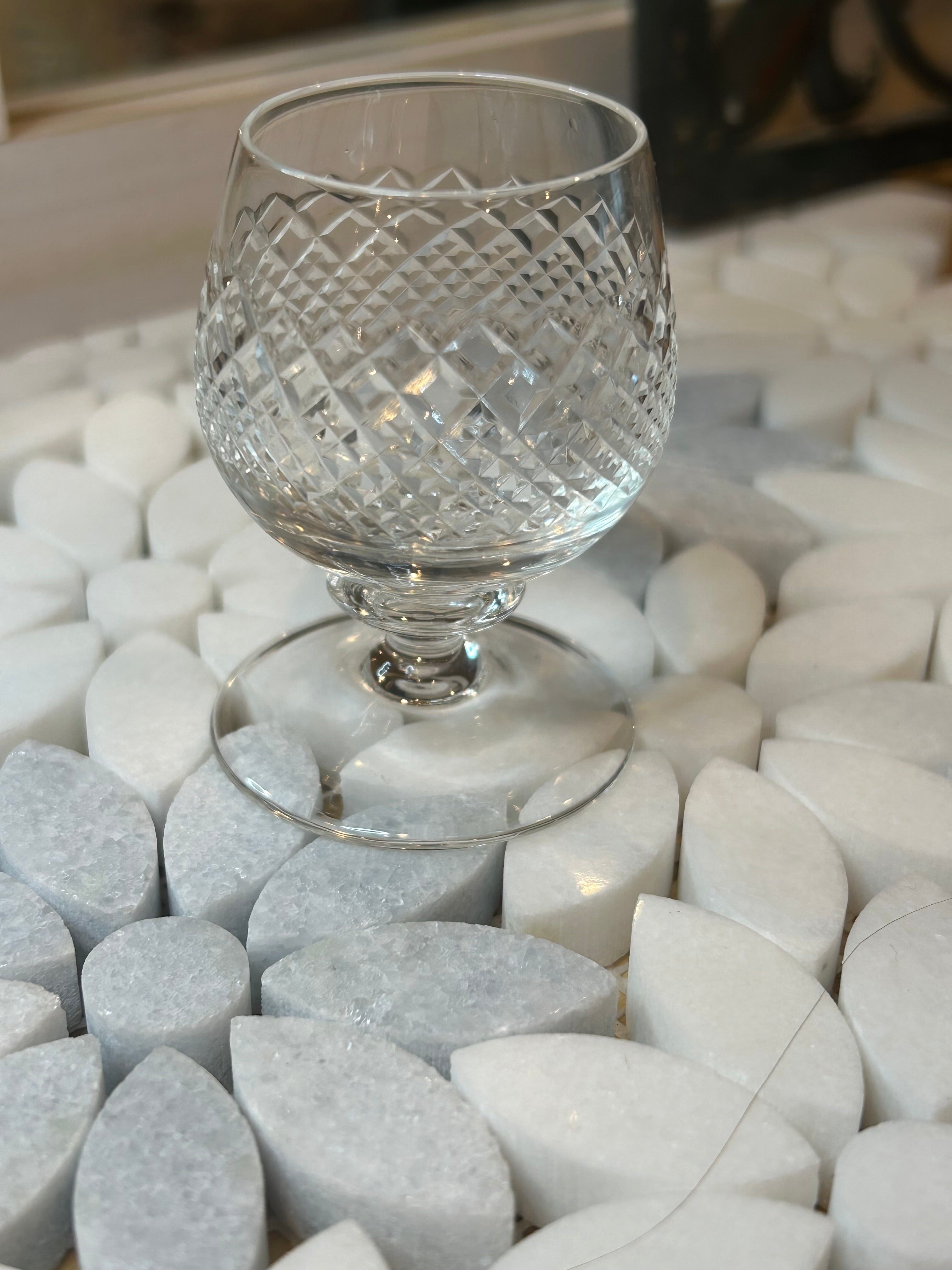 Set of 3 Vintage Crystal Shot Glasses