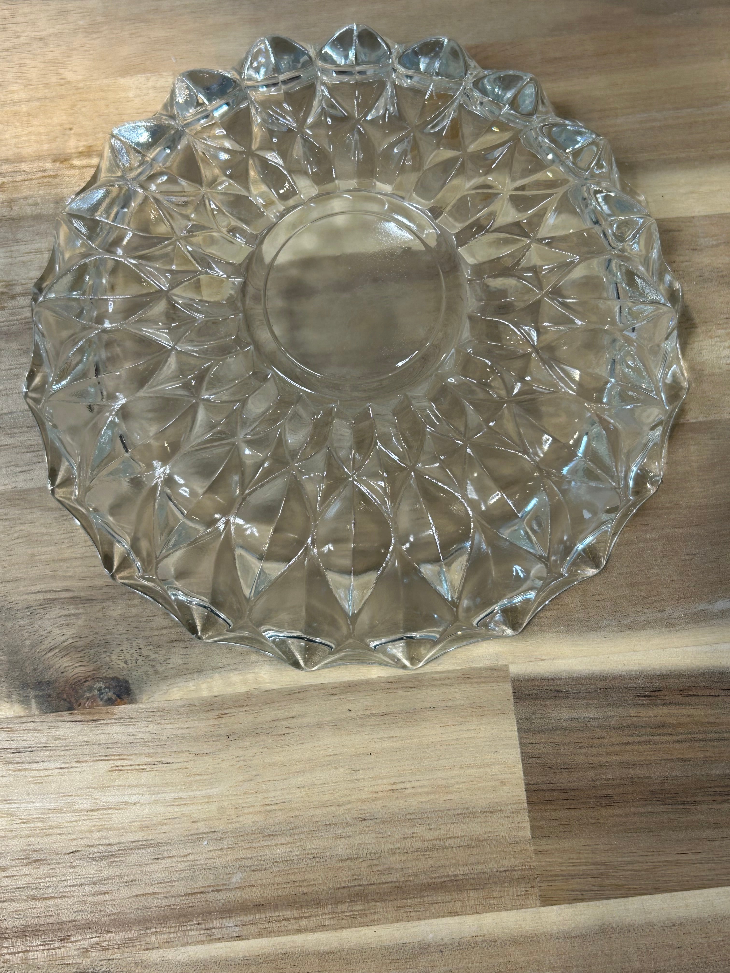 Pressed Glass Bowls - Vintage Set of 4