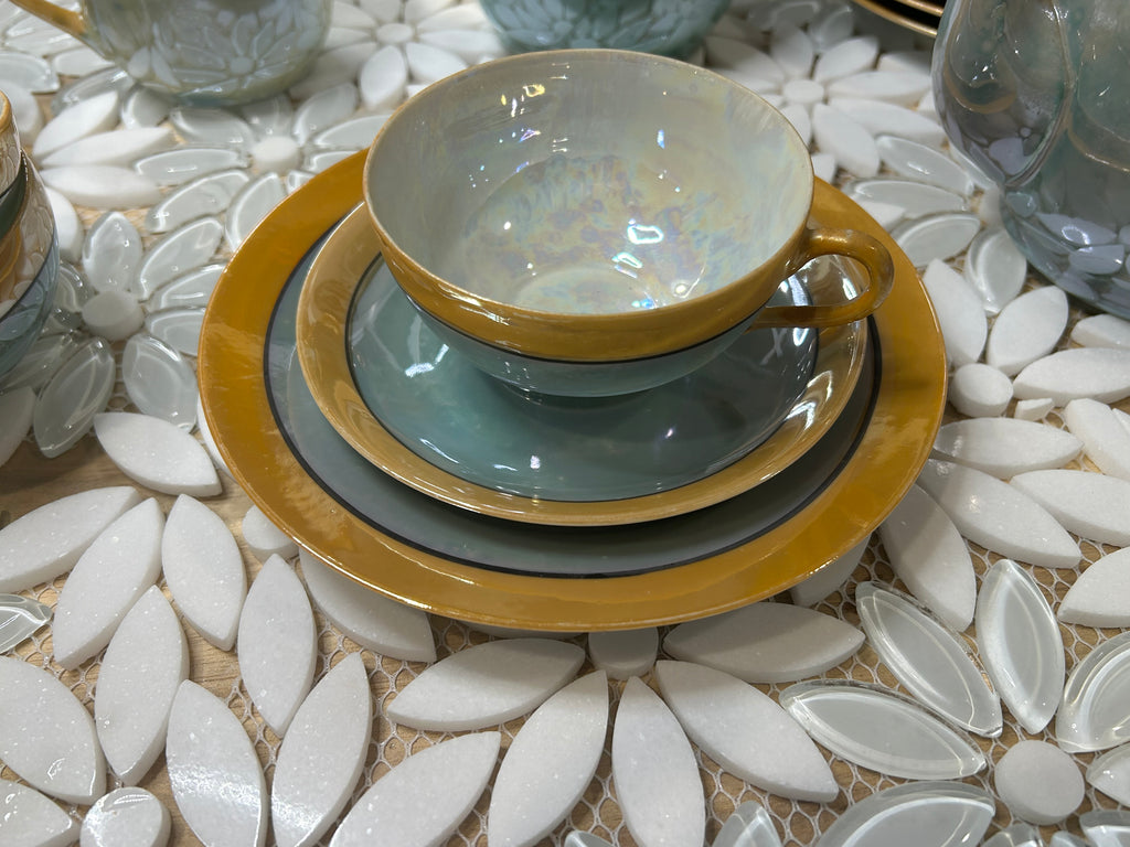 Japanese Lusterware Tea Set