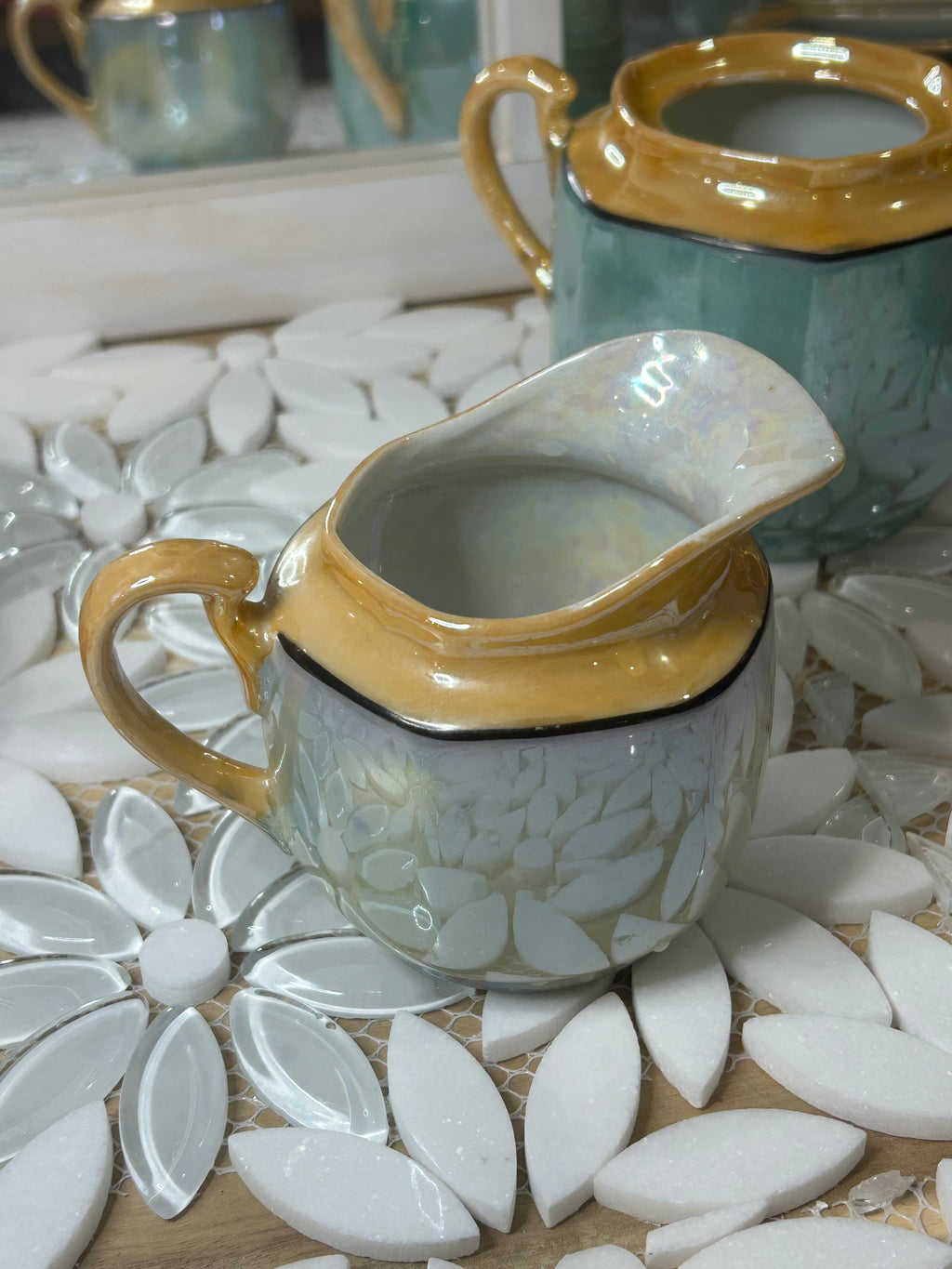 Japanese Lusterware Tea Set