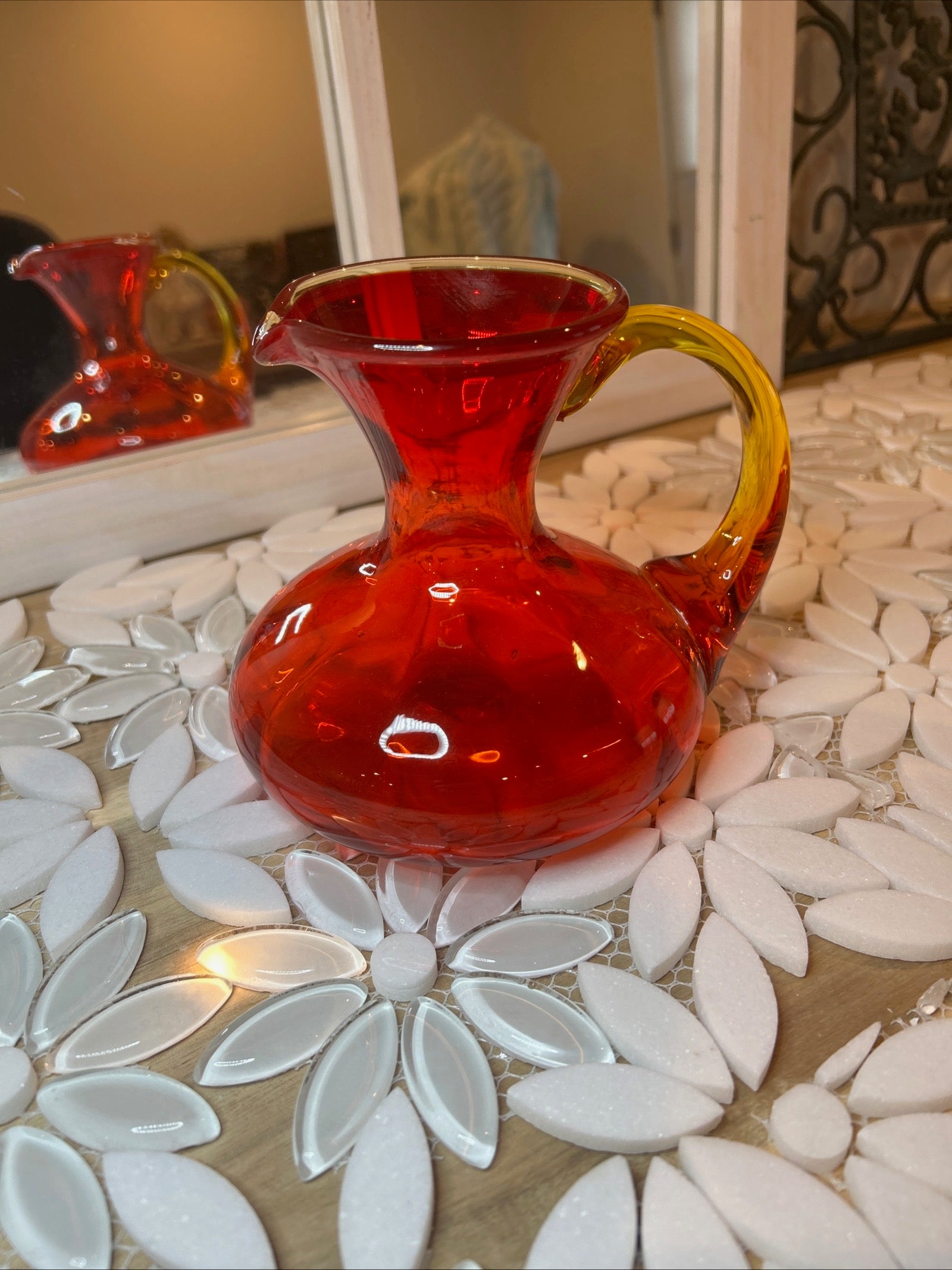 Amberina Pitcher - Rainbow