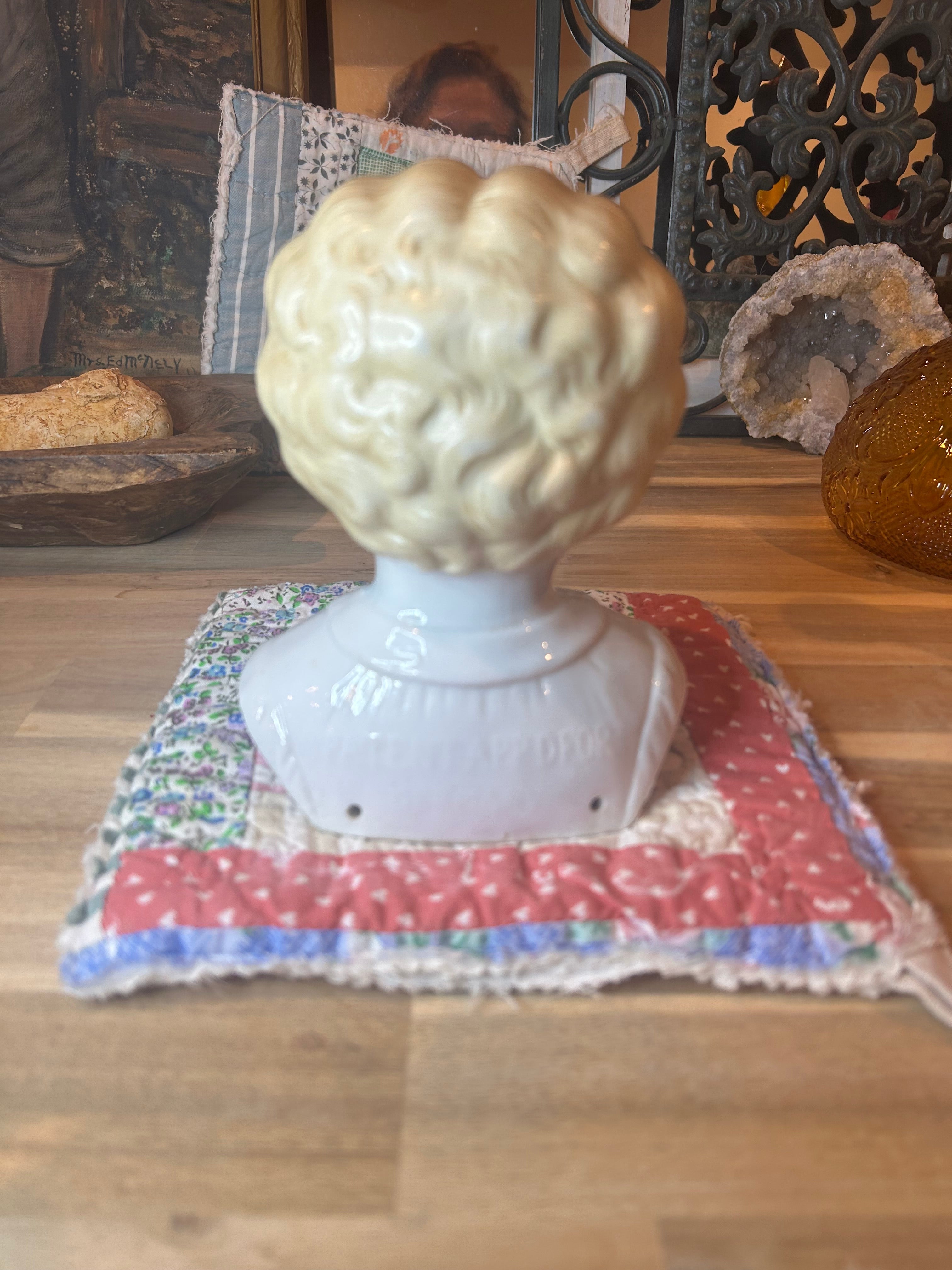 Antique Marion China Doll Head