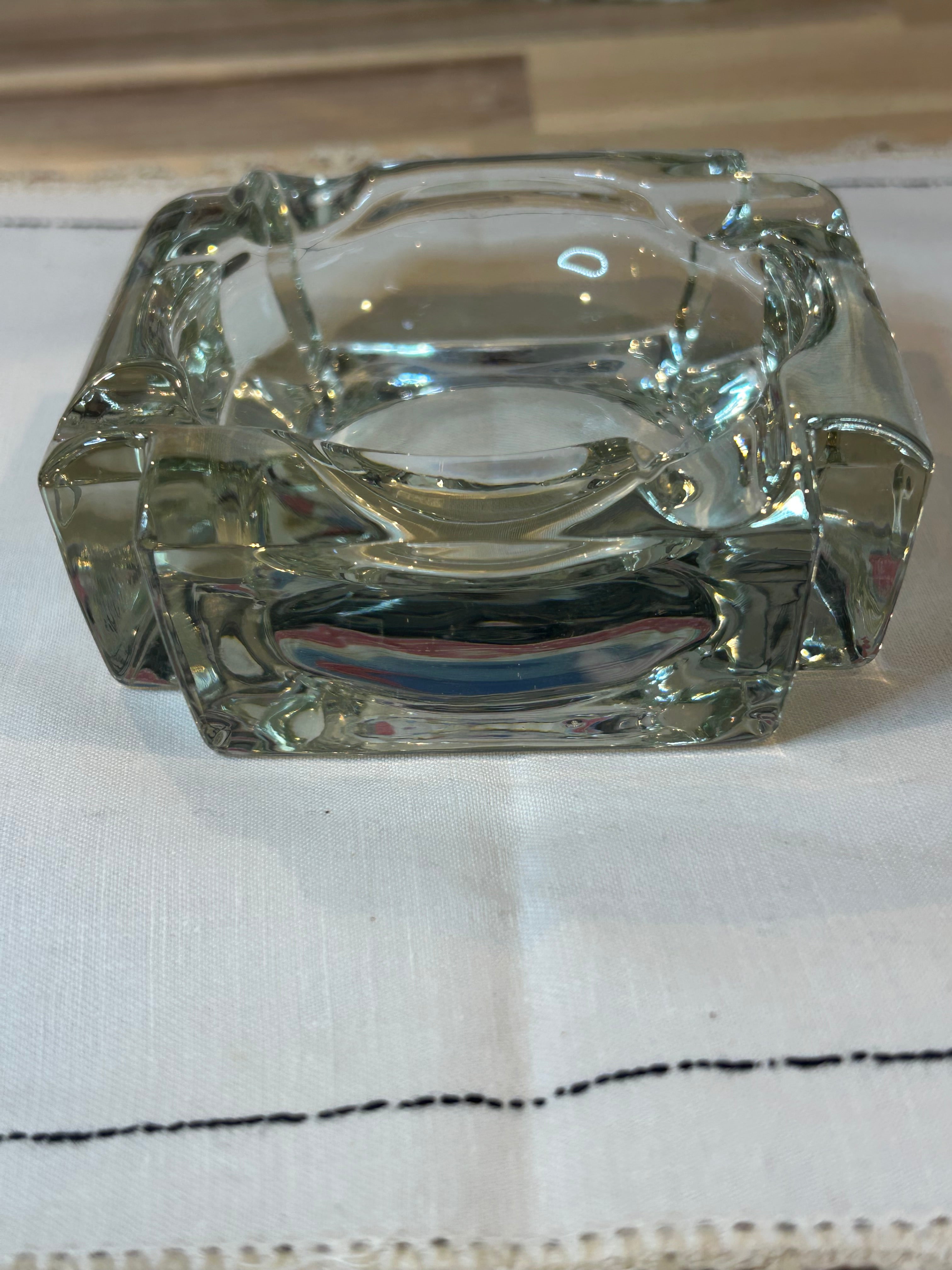 Glass Ashtray Vintage