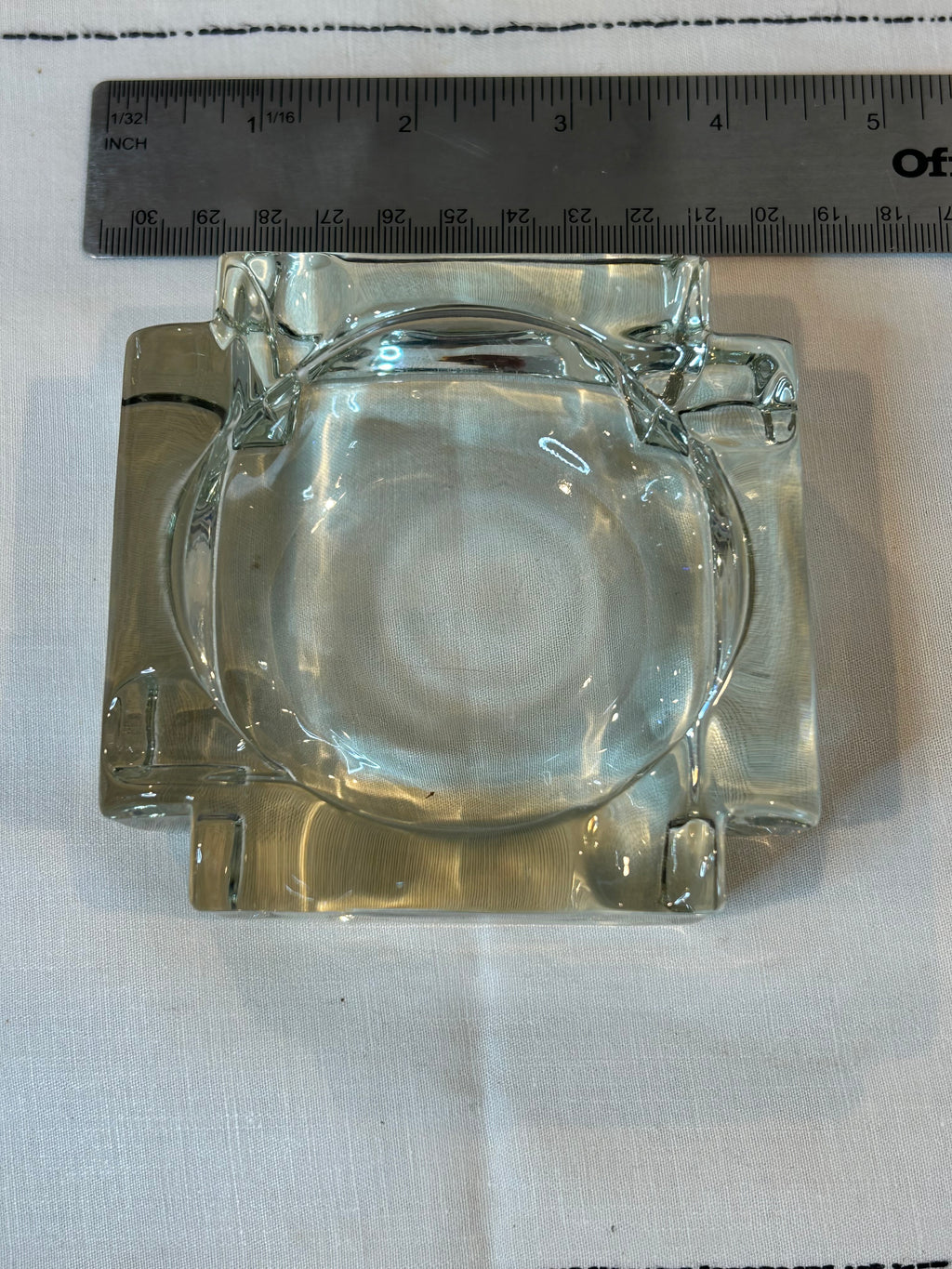 Glass Ashtray Vintage
